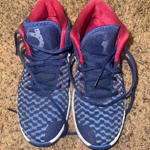 Nike Kids Navy and Crimson Sneakers